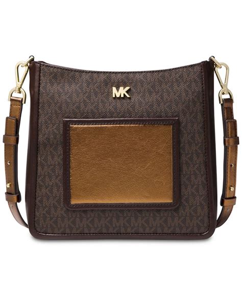 Michael Kors Signature Gloria Pocket Swing Pack Crossbody